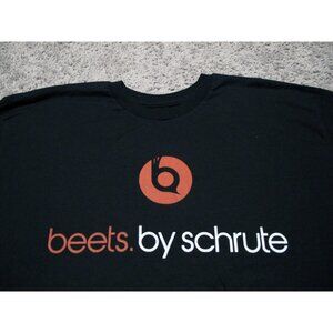 BustedTees x The Office Beets by Schrute men's t-shirt XL dwight dunder mifflin